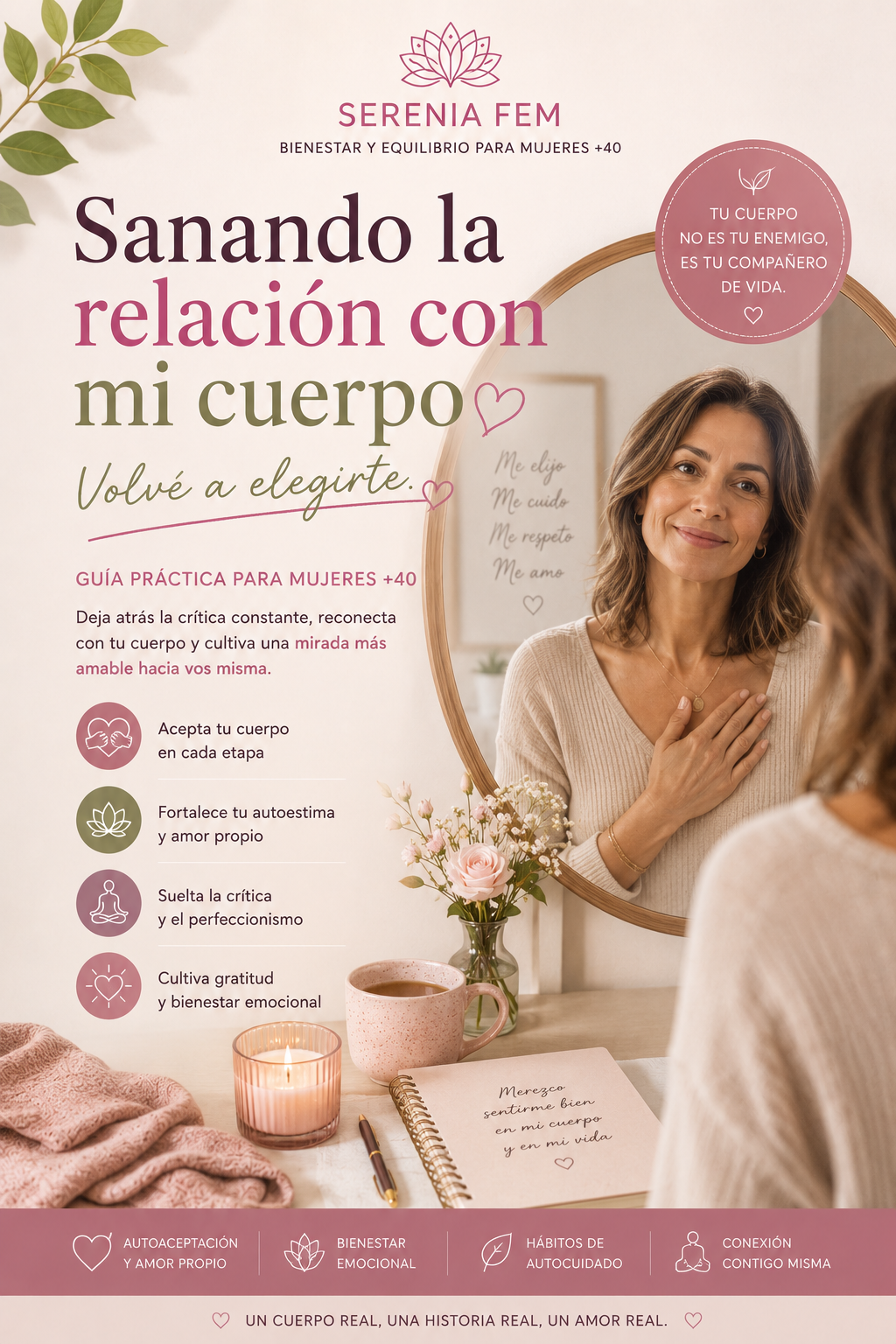 💖 Sana la relación con tu cuerpo, abraza tu bienestar